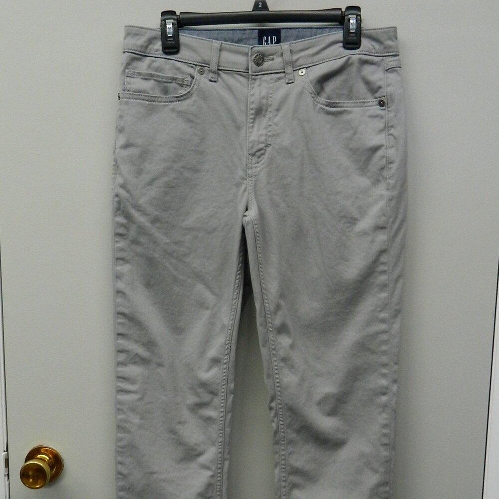 Men's Gap 5 Pocket Pants size 32x34 Gray